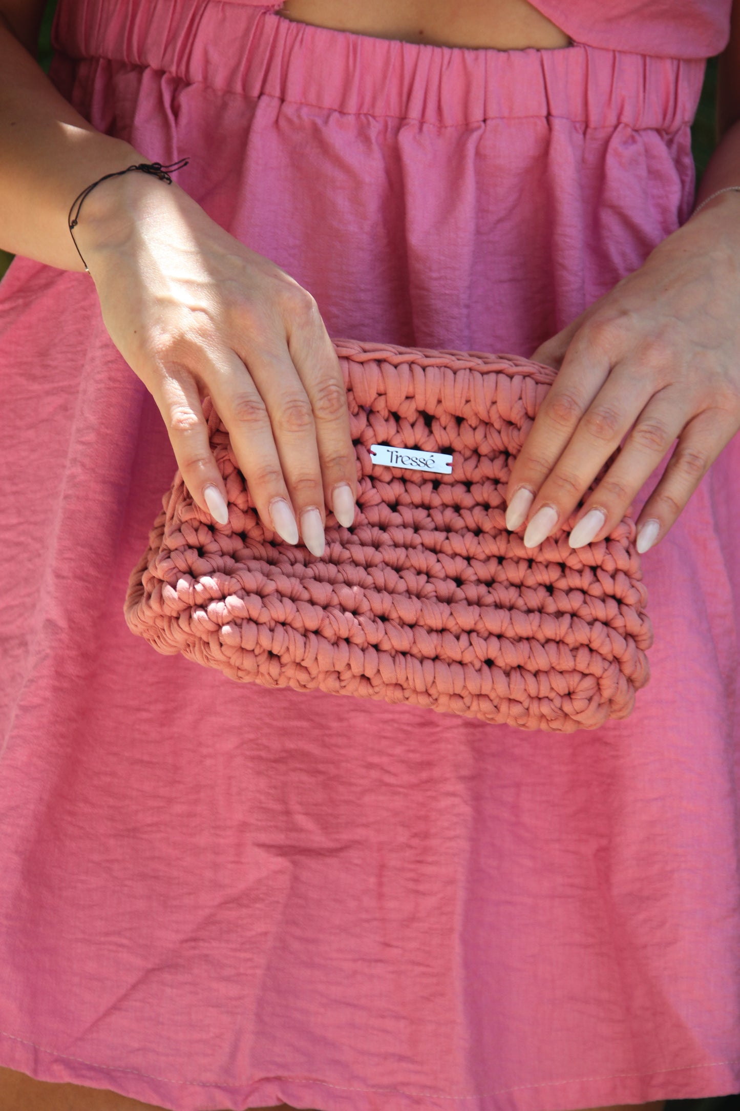 Lily bag S - dark pink