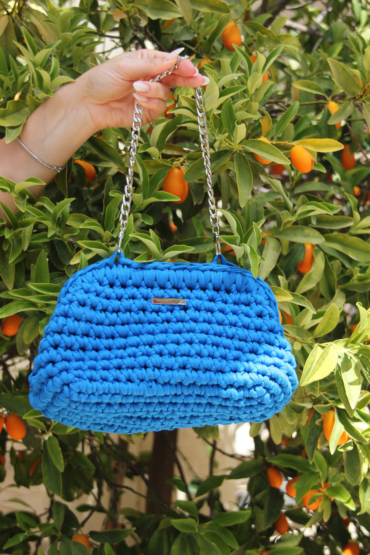 Lily bag L - blue ocean