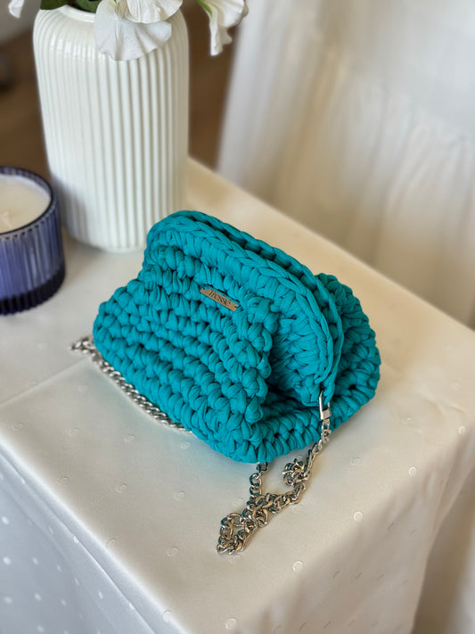 Lily bag S - dark turquoise