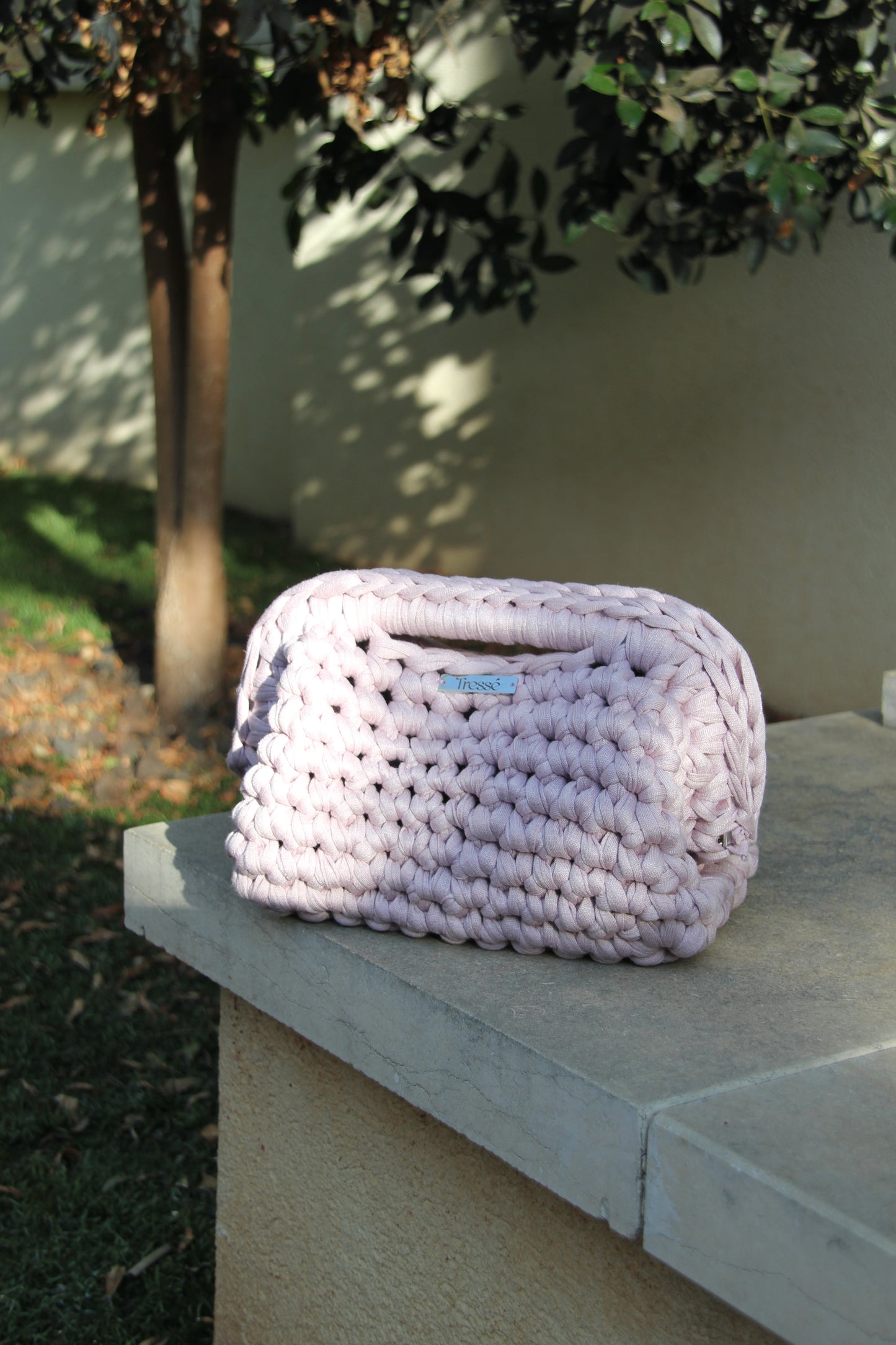 Lily bag L with handle - lilac dream