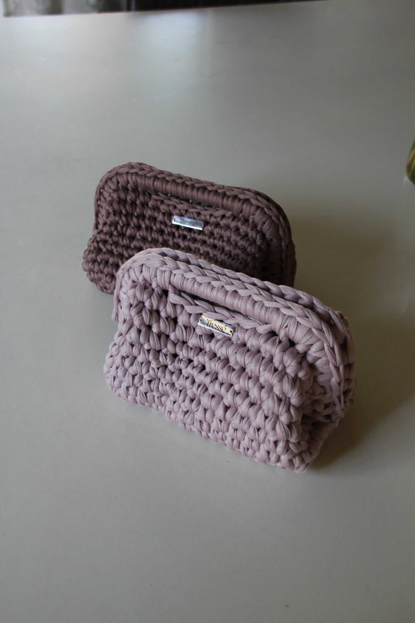 Lily bag L with handle - lilac dream