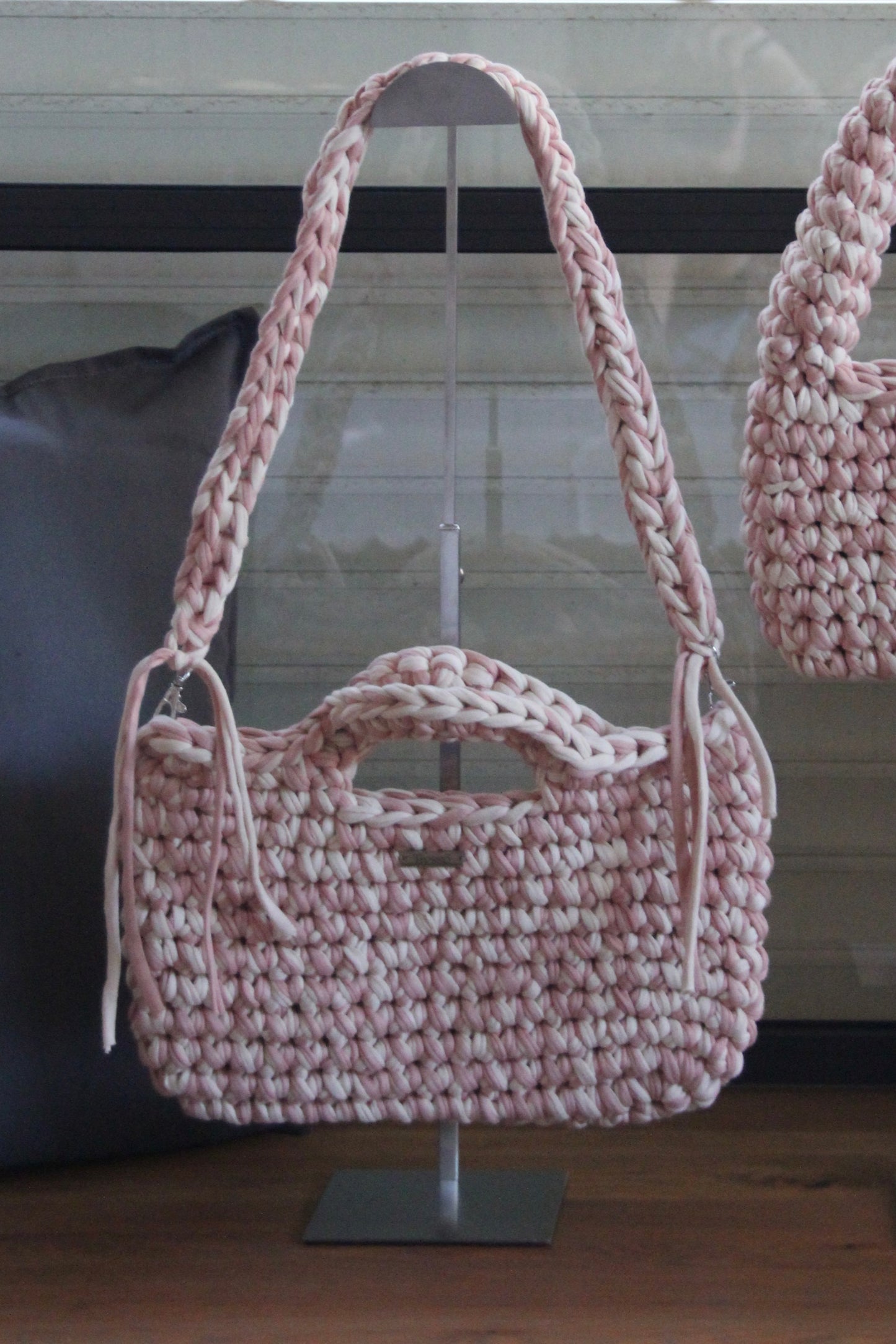 T work bag - pinkie combo